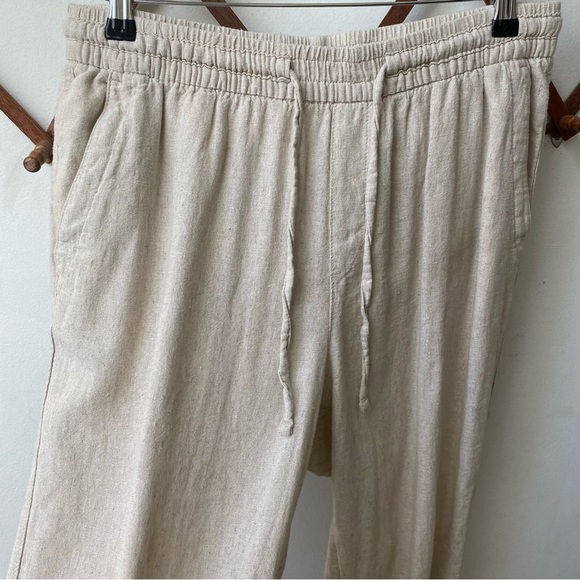 Linen Drawstring Lounge Pants - Picture 6 of 12